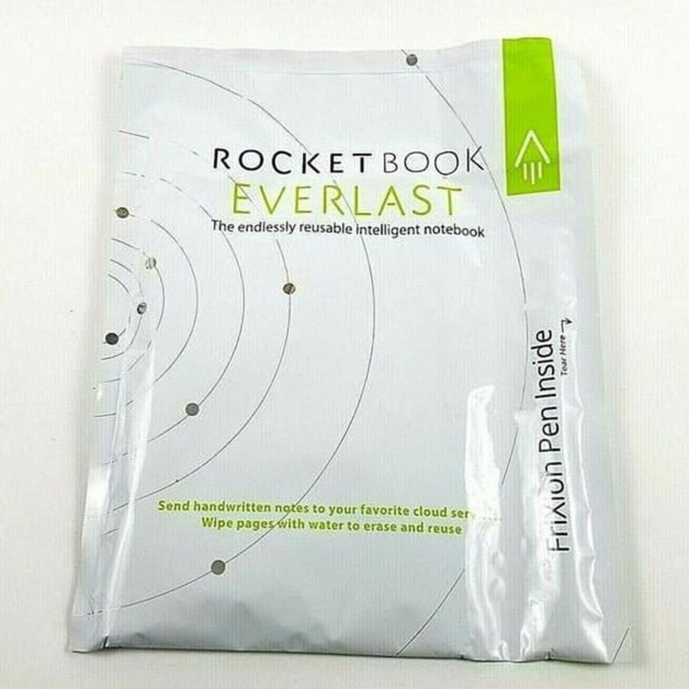 NWT ROCKET BOOK EVERLAST Reusable Intelligent Notebook - White - Picture 2 of 4